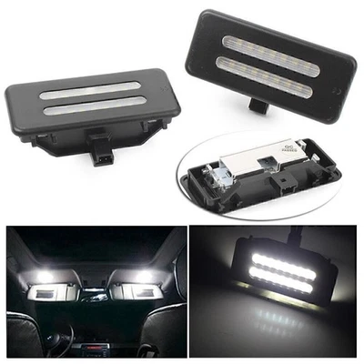 Luces de espejo retrovisor delantero LED SMD blancas sin errores para BMW E90 E91 E92 E70 E60 Foto 1 de 4