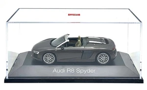 Audi R8 Spyder Modellauto 1:43 Detailgetreu in Vitrine Herpa NEU & OVP - Bild 1 von 2