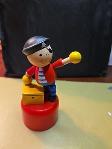 Vintage Fingerpuppe Pirat Push The Bottom  - Bild 1 von 5
