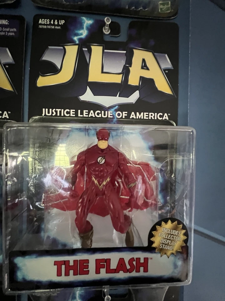 FIGURA HASBRO DE 5,5" JLA LIGA DE LA JUSTICIA DE AMÉRICA THE FLASH 1998 SIN USAR, EN CAJA Foto 1 de 1