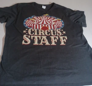 Camiseta Carnival Staff Evento Gráfico Negra Divertida Novedad Unisex Talla 2X Grande - Imagen 1 de 5