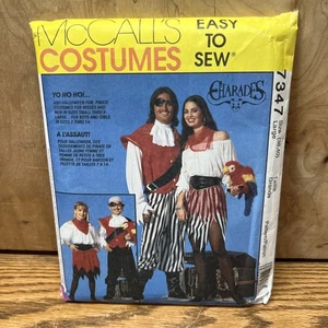McCalls 7347 Halloween Costume PIRATA Uomo e Donna Vintage 1994 Non Tagliato GRANDE 38,40 - Foto 1 di 4