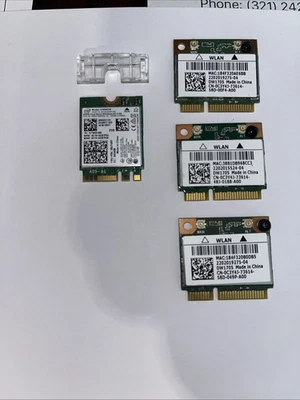 (3) Dell DW1705 Wireless Wi-Fi & (1) Lenovo 00JT497 Wireless Cards - Image 1 of 4