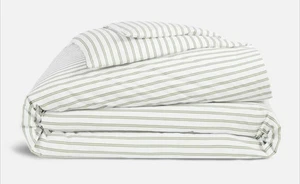 Brookline Percale Lightweight Core Duvet Cover With Two Pillows (Queen Size) - Picture 1 of 3