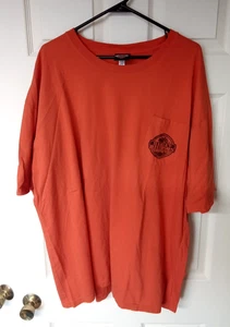 2015 Harley Davidson kurzärmliges orangefarbenes T-Shirt Chillicothe Ohio Herren Größe 3XL - Bild 1 von 6