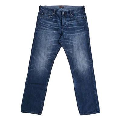 Pantalones de mezclilla Stitch's para hombre talla 39x33 azules descoloridos barfly ajustados puntadas oscuras etiqueta 40 Foto 1 de 4