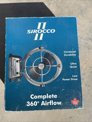 Caframo Sirocco II 24V 3-Speed Gimbal Fan - Black - Image 1 of 4