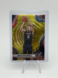 YELLOW REFRACTOR 2024-25 Bowman's Best University Isaac McKneely /75 - Picture 1 of 2