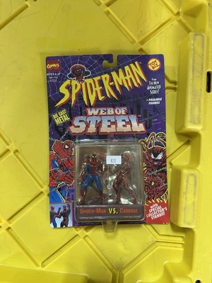 TOYBIZ MARVEL SPIDER-MAN 1994 TELA DE ACERO SPIDER-MAN VS CARNAGE A22 Foto 1 de 2