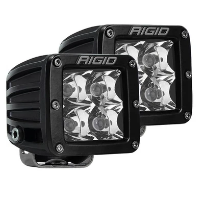 Rigid Pro D-Series 30 Watt Surface Mount Hybrid 3" x 3" Spot Lights 202213 Pair - Image 1 of 4