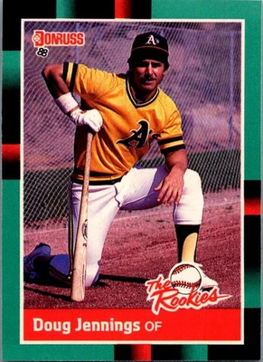 1988 Donruss The Rookies #13 Doug Jennings - Image 1 of 2