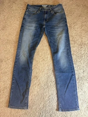 Jeans Denizen 216 para hombre W30 L32 calce ajustado tiro bajo lavado medio azul denim preppy Foto 1 de 4
