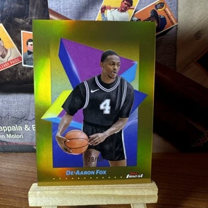2024-25 De’Aaron Fox Topps Finest #80 GOLD Refractor /50 Hot SSP! - Picture 1 of 2