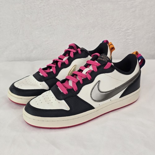 Scarpe da ginnastica Nike Court Borough Low 2 taglia 5Y donna 6 5 bianche sneaker DJ0040