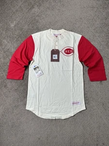 NEW Shirt MLB Mitchell & Ness Cooperstown Collection Cincinnati Reds, Size S - Picture 1 of 8