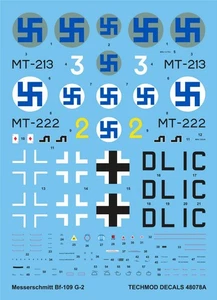 Messerschmitt Bf 109G-2 - 48078 - decals - Picture 1 of 2