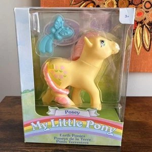 MLP| NEW My Little Pony Classic Posey Earth Ponies Retro 35th Anniversary MIB - Picture 1 of 5