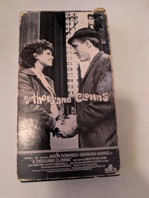 A Thousand Clowns - VHS - FOX CBS - Jason Robards - Barbara Harris 1965 ME - Image 1 of 3