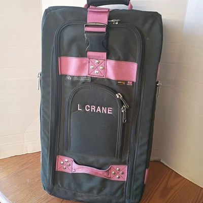 Club Glove Carry-On III Travel Bag Cordura 1000D Nylon, Black/Pink Embroidered  - Image 1 of 4