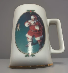 1996 Coca Cola Collector's Edition Christmas Coffee Mug Santa Claus  - Picture 1 of 4