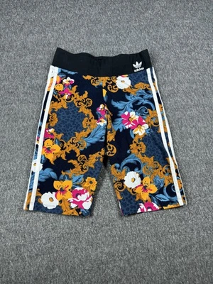 Pantalones Cortos Adidas HER Studio London Para Mujer Pequeños Barrocos Florales Trifolio Atléticos Foto 1 de 4