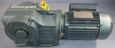 Motorreductor Sew-Eurodrive KA57TDT80N4-KS DFT80N4-KS 1700 RPM 57,42:1 relación NOS Foto 1 de 4