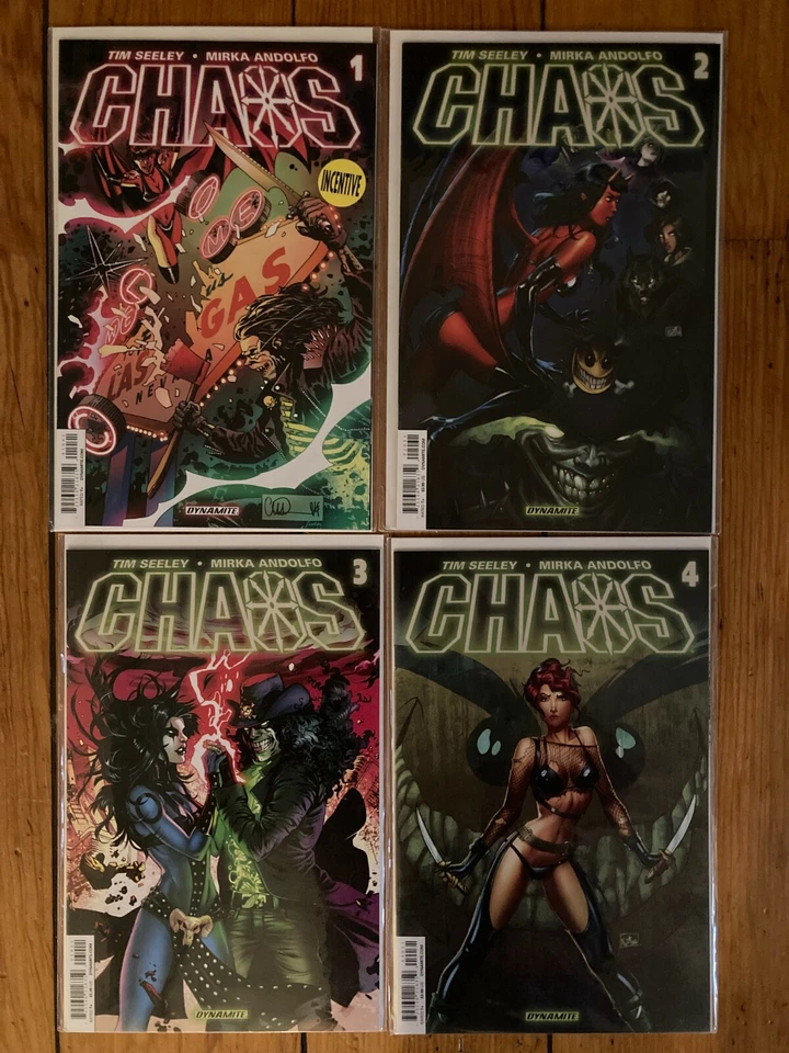 Chaos #1 2 3 4 Dynamite 2014 con Charlie Adlard (Walking Dead) Variante #1 NUEVO CASI NUEVO Foto 1 de 1