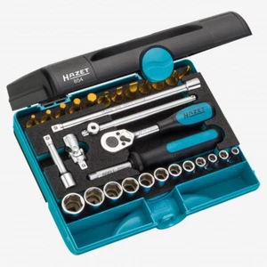 Hazet 854 1/4" 30-tlg Steckschlüssel und Bit Titan-Nitrid Set - Bild 1 von 1