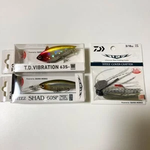 Daiwa Steez Shad 60SP & T.D.Vibration & Cover Chatter Set Fishing Lure New - Picture 1 of 5
