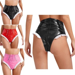 UK Women Briefs Fitness Knickers Yoga Panties Party Underwear Maid Lingerie Club - Picture 1 of 33