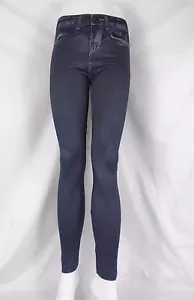 Yayun Fashion Leggings Faux Jean Design Black One Size U1279 675F - Picture 1 of 1