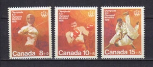 Canada 1975 Jeux Olympiques de Montréal 1976 (VIII) 3 timbres MNH /TE4882a - Picture 1 of 1
