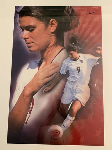 USA WOMENS SOCCER LEGEND MIA HAMM Poster 24”x36” Cover