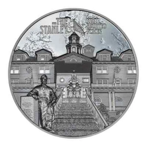 Most Haunted Places The Stanley 2 oz Silver 2023 Black Proof Ultra High Relief - Zdjęcie 1 z 5