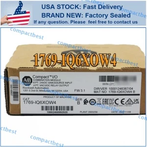 Brane New ALLEN BRADLEY 1769-IQ6XOW4 Compact I/O 24VDC Input Relay Output Module - Picture 1 of 8
