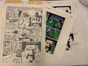 Lee Falks The Phantom - The Ghost Who Walks Original Comic Book Art - Foto 1 di 8