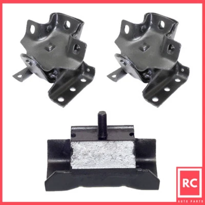 Juego de 3 piezas de montaje de motor y transmisión para Chevrolet Silverado 1500 1999-2005 4,8 L tracción trasera Foto 1 de 4
