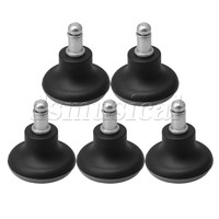 5pcs Bell Stationary Glides Office Chair Swivel Caster Wheel Replacement Ebay