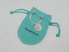 Tiffany & Co Silver Horse Shoe U Shaped Keychain Key Ring Circle Charm 925