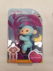 Fingerlings Scimmia interattiva per bambini - colore azzurro chiaro - Foto 1 di 1