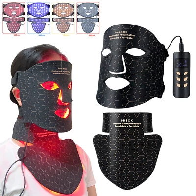 Anti Wrinkle Silicone Mask LED Phototherapy Beauty Face Mask Skin Rejuvenation  - Image 1 of 4
