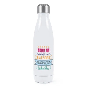 This Is What An Awesome Pharmacist Looks Like Double Wall Water Bottle Best - Picture 1 of 1