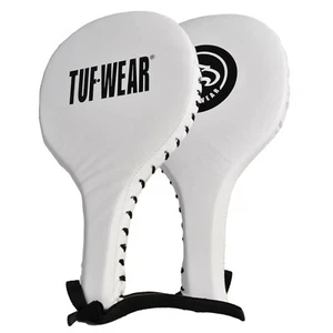 Tuf Wear Training Paddles PU Boxing Martial Arts Coach Pads Pair - Picture 1 of 1