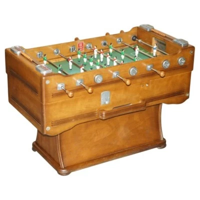 ANTIQUE FRENCH CIR 1920'S R WOLFF LES JEUX AUTOMATIQUES FOOTBALL FOOSBALL TABLE - Image 1 of 4