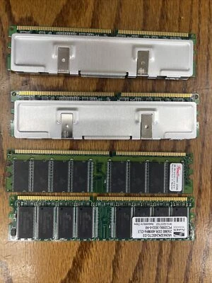 184 pin DIMM DDR SDRAM Mixed Bag 4 pcs - Image 1 of 4