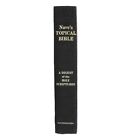 1962 Nave's Topical Bible Czarna skóra kciuk Indeks Pozłacana krawędź