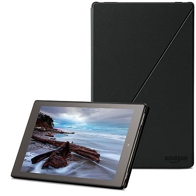 Amazon Fire HD10 Case Cover 5th Gen Grey or Black Genuine NIP - Image 1 of 4