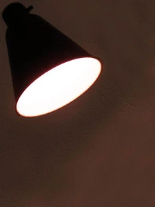 alte Blechlampe Art Deco Fabriklampe Werkstattlampe blech Loft Lampe Vintage  - Bild 1 von 1