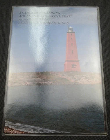ALAND ISLANDS: 1992 PRESENTATION PACK, MNH,             L 032523 -8 Cover