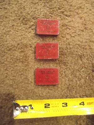 3 GM COMPANY FULL TINS TIRE VALVE 1920S-30S-SERVICE STATION - Image 1 of 3